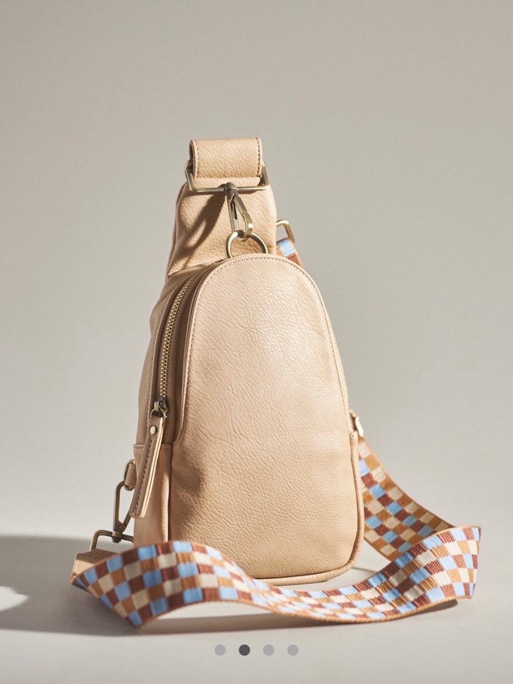 Neutral liberty sling bag from anthropology